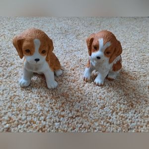 Homeco ceramic puppy figurines